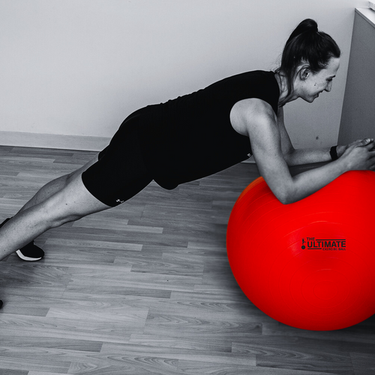 Ultimate Exercise Ball (UXB) for home gym, built for strength and durability.